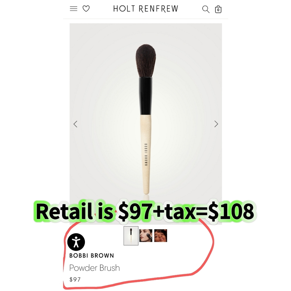 Bobbi Brown Makeup Brush Powder Brush